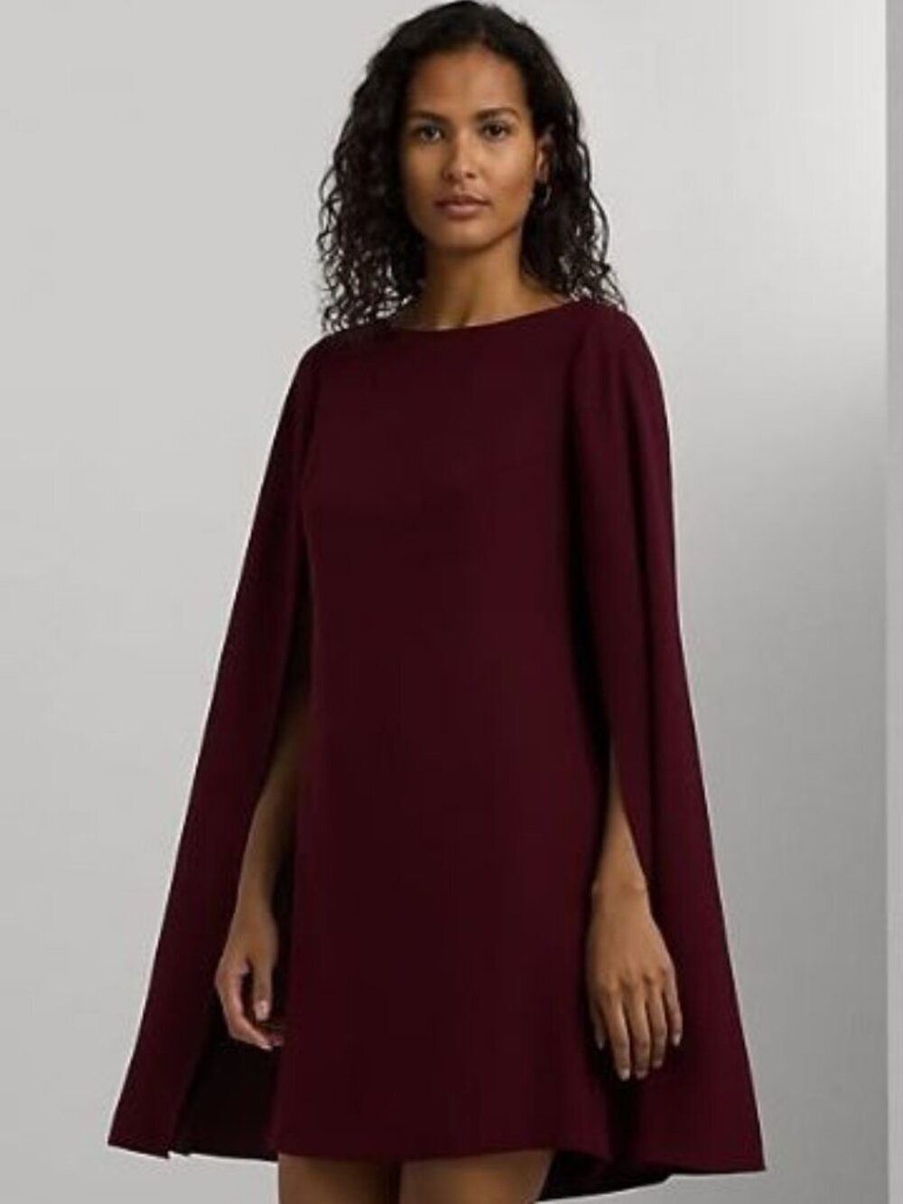 NEW Lauren Ralph Lauren Women's 8 Cape Georgette Cocktail Dress • Reg Price $195 - Picture 3 of 5